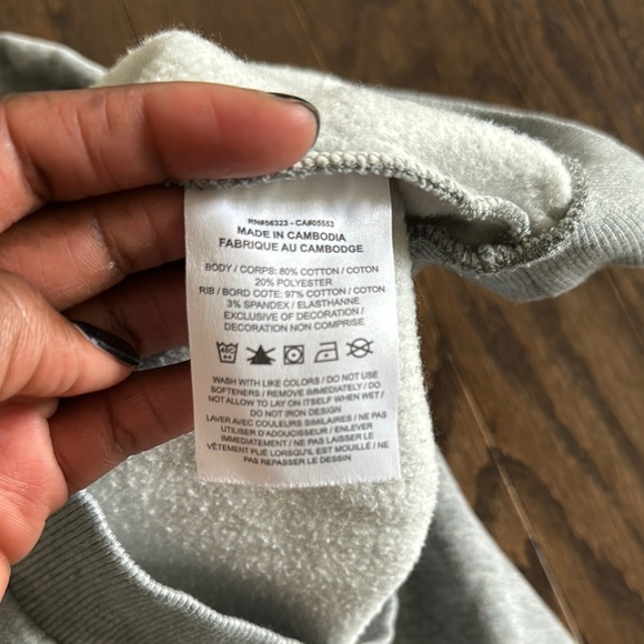 Nike Kids Grey Sweatshirt - Picture 4 of 5